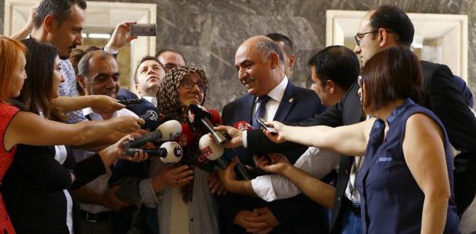 amasya milletvekili mustafa levent karahocagil den kiraz ikramı