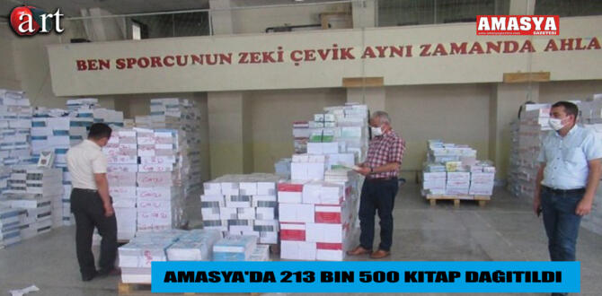 Amasya’da 213 bin 500 Kitap Dağıtıldı